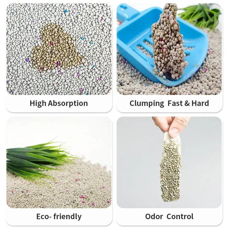 Popular Super clumping scented Bentonite cat litter supplier and Manufacture in United Arab Emirates