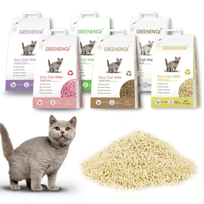 Private Label OEM high quality Tofu cat litter with odor control in Estonia