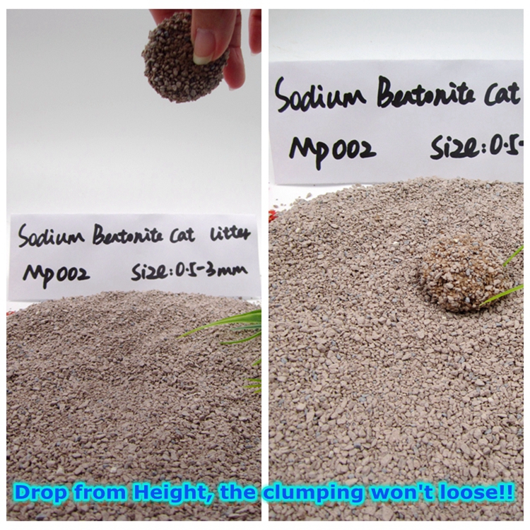 Super absorption bentonite cat litter popular in Thailand