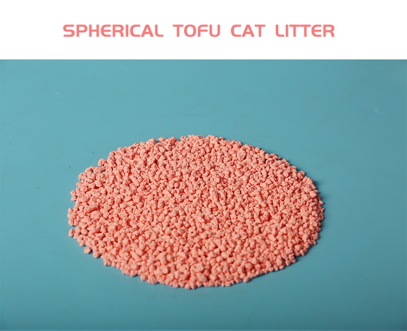 China Factory Manufacturer Eco Friendly Beautiful Tofu Cat Litter 