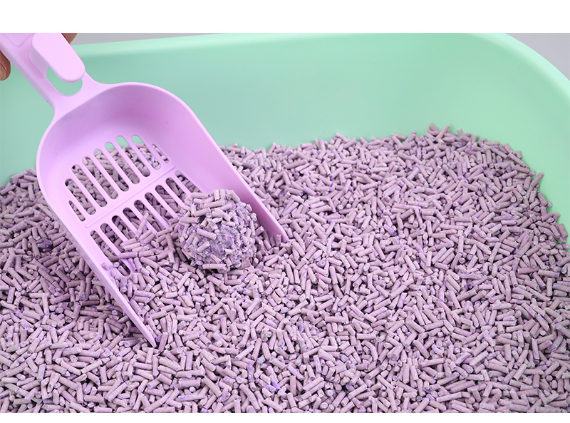 Natural quickly clumping and highly absorbent tofu cat litter factory 