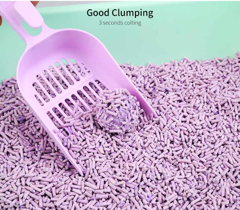 Private label Natural quickly clumping and highly absorbent tofu cat litter 