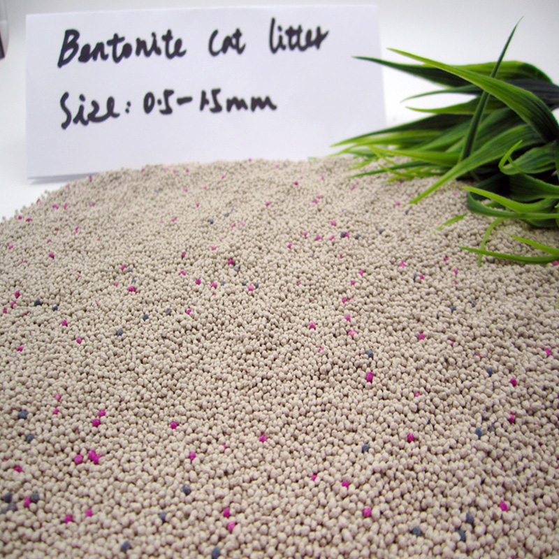 Low dust and high absorption Bentonite Cat litter in China