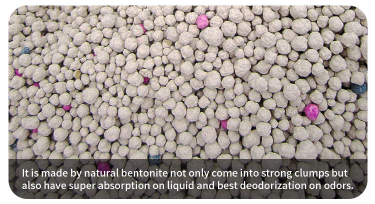 Super absorption bentonite cat litter popular in Malaysia